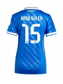 Real Madrid Arda Guler #15 Zenski Rezervni Dres 2025-26 Kratak Rukavima Real Madrid Arda Guler #15 Zenski Rezervni Dres 2025-26 Kratak Rukavima